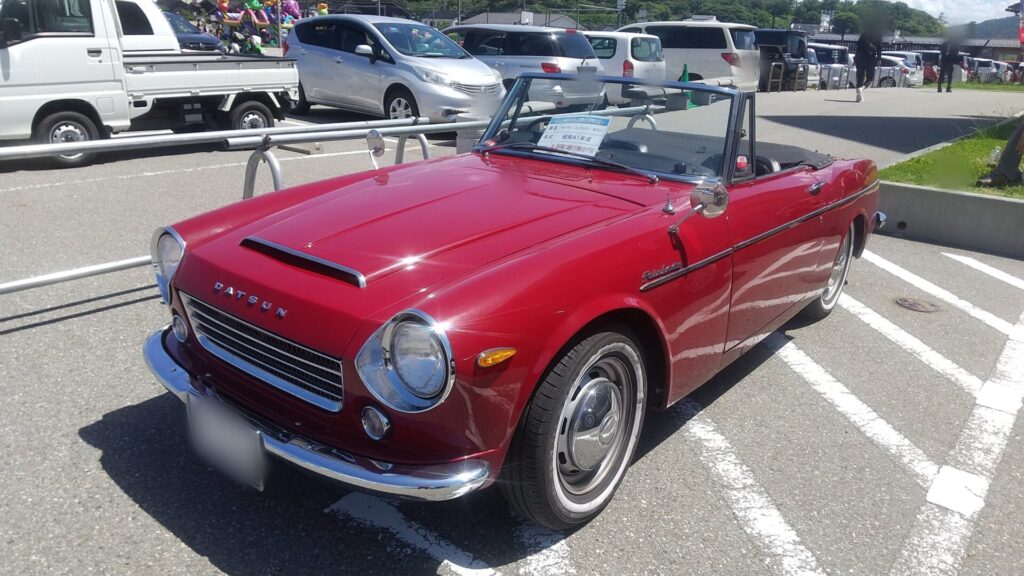 客船 にっぽん丸 金沢 輪島 花火クルーズ 旧車 輪島オートモビルミーティング フェアレディ