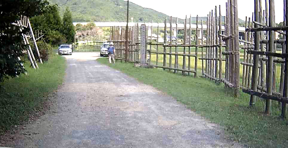 愛知 新城 長篠古戦場 馬防柵 道路