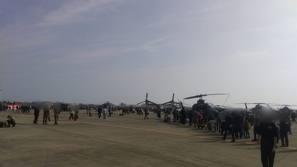 三重 伊勢市 小俣町 明野 陸上自衛隊 明野駐屯地 航空祭 会場