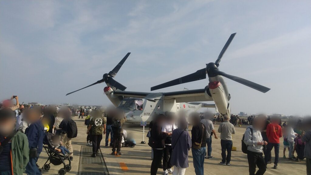 三重 伊勢市 小俣町 明野 陸上自衛隊 明野駐屯地 航空祭 オスプレイ