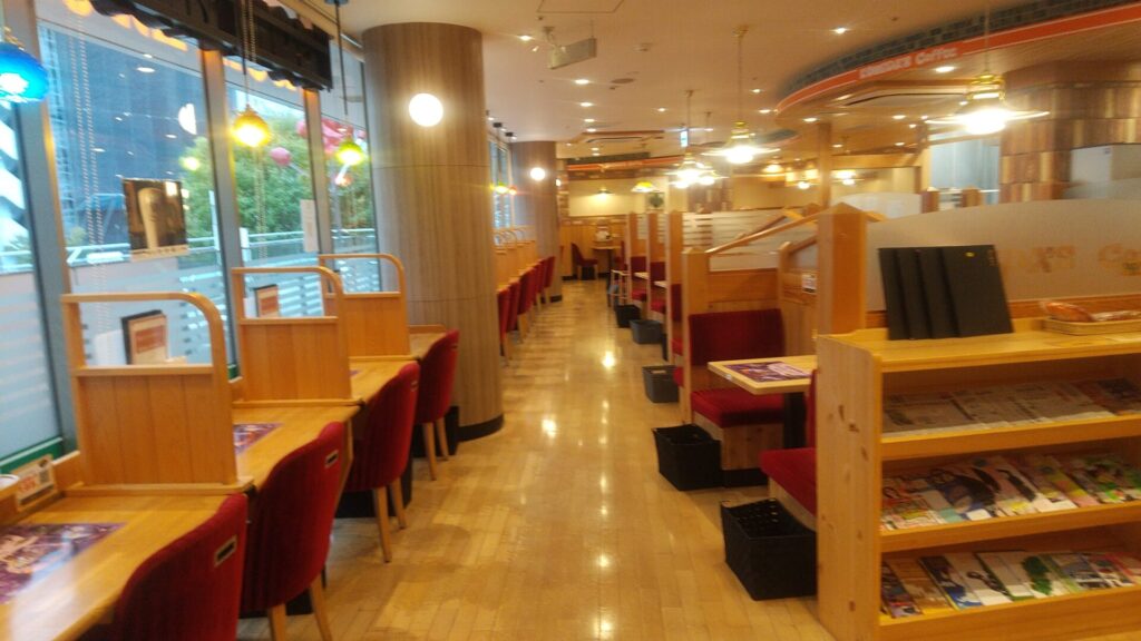 東京 文京区 後楽 東京ドームシティミーツポート コメダ珈琲店 東京ドームシティミーツポート店 店内