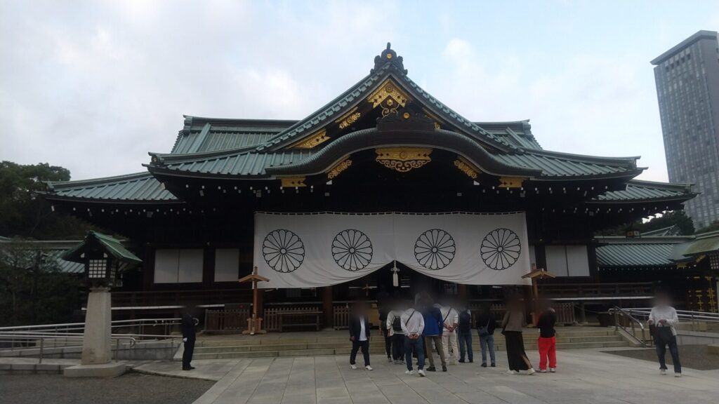 東京 千代田区 九段 靖国神社 拝殿