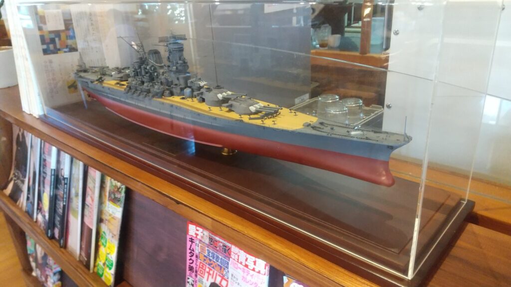 愛知 津島 カフェ 大和珈琲 津島店 モーニング 戦艦 大和 模型