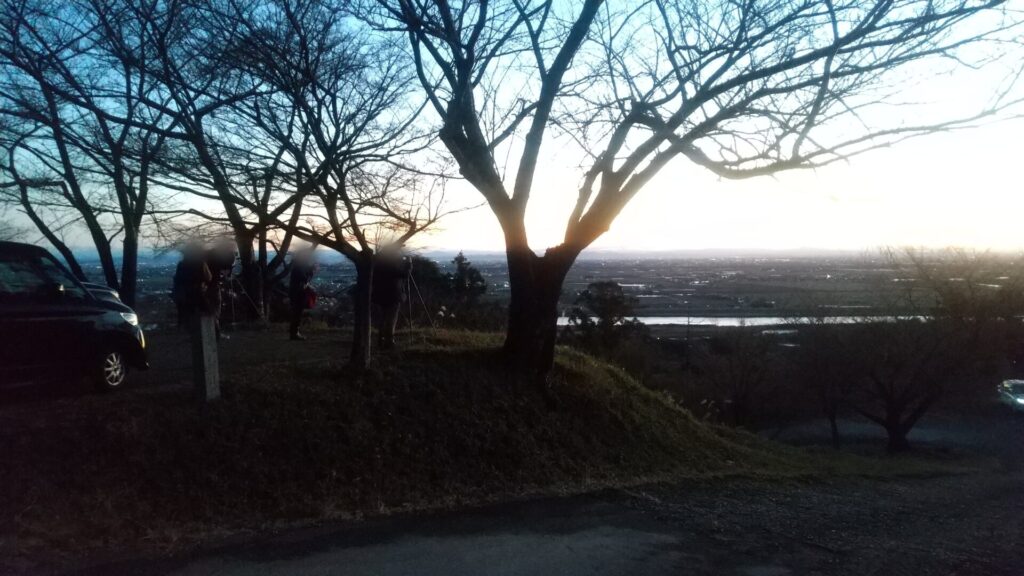 岐阜 海津 南濃 行基寺 初日の出