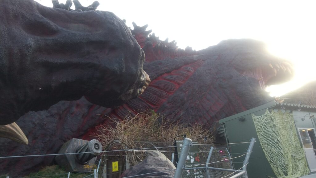 兵庫 淡路島 淡路島公園 ニジゲンノモリ ゴジラ 迎撃作戦 実物大